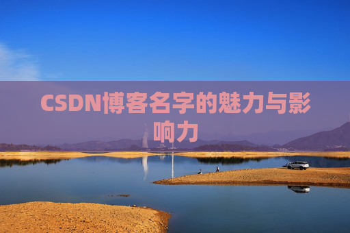 CSDN博客名字的魅力与影响力